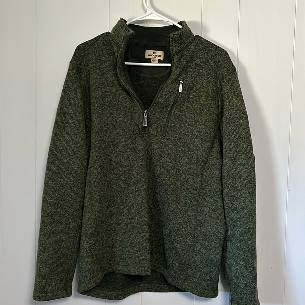 Woolrich Men’s 1/4 Zip Medium Style Code:HMQ0038S - Picture 1 of 7